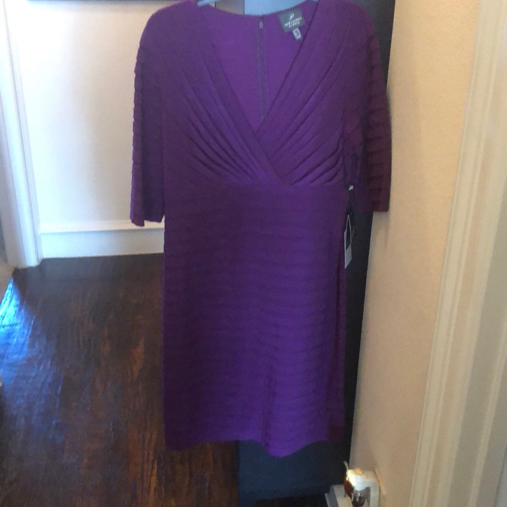 Size 12 Adrianna Papell purple dress. With tags